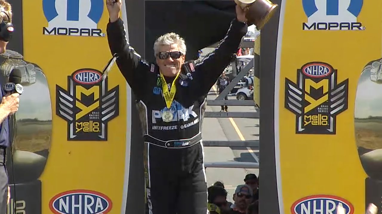 John Force WINS in Denver for the first time in 2016 #NHRA