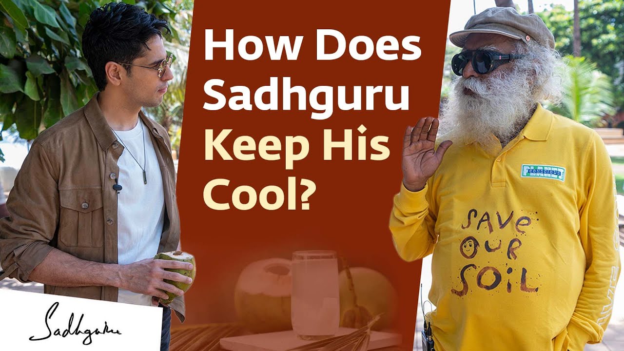 How Do You Keep Your Cool? | Sidharth Malhotra Asks Sadhguru