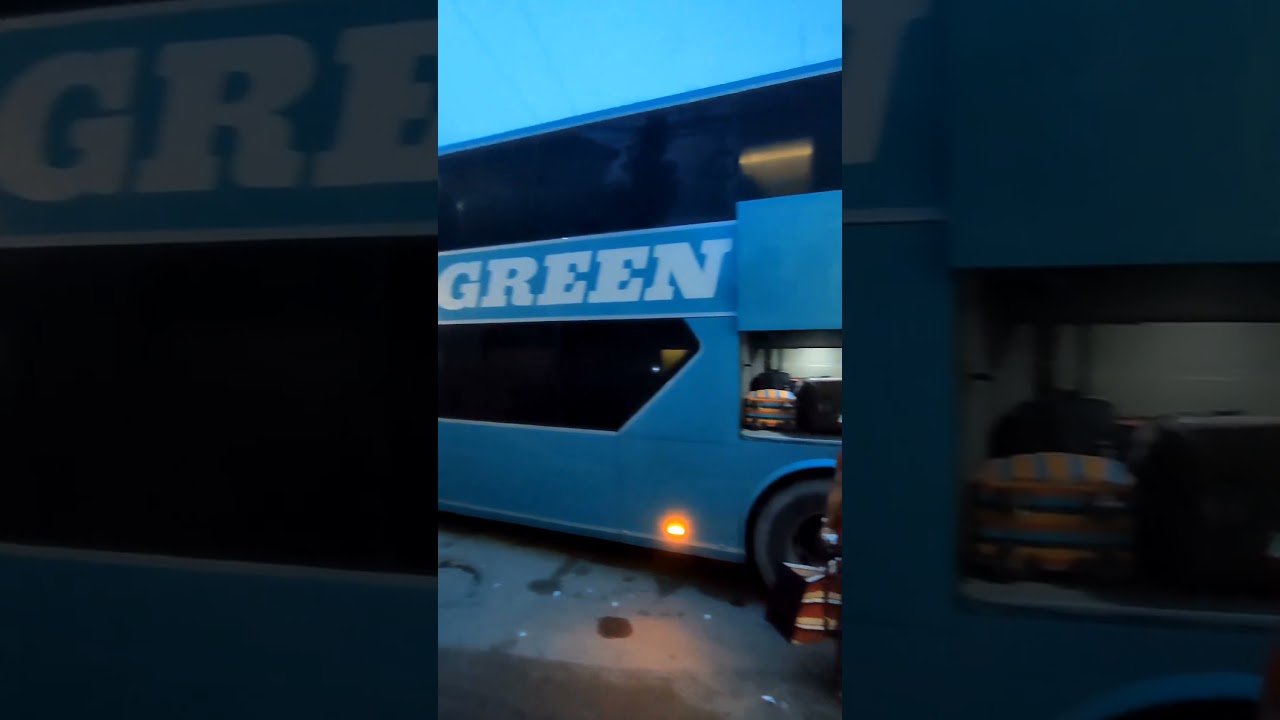 Green Line Double Decker Bus|