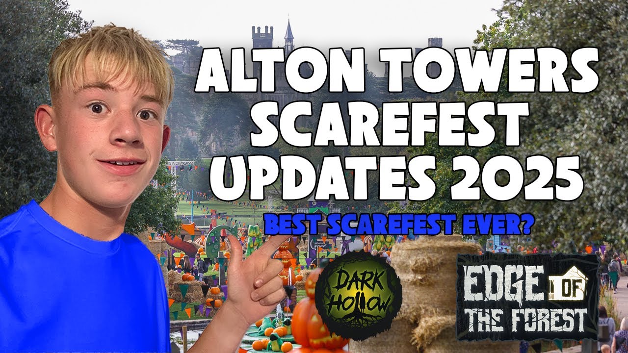 SCAREFEST 2025 UPDATES! Here's what to expect at ALTON TOWERS SCAREFEST 2025