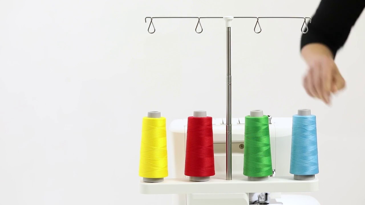 PFAFF element™ 1450OL Threading Guide: 4 Thread Overlock