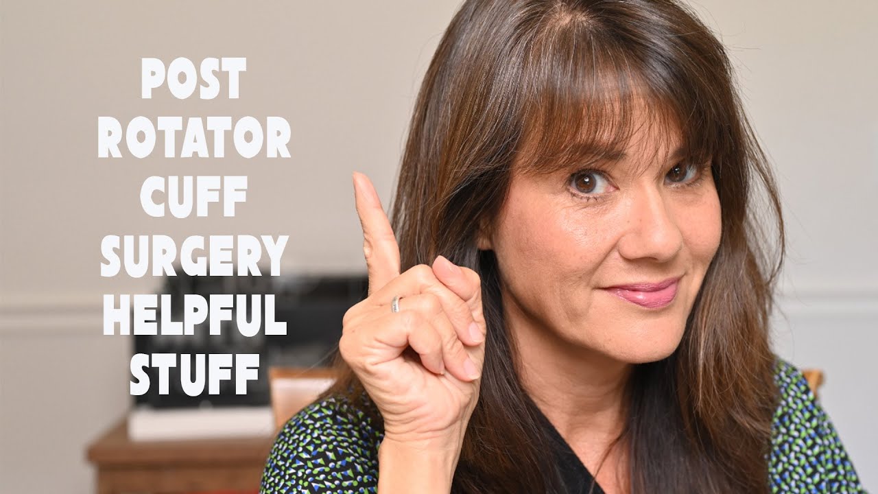 Вещи, которые я использовал для комфорта после операции на вращательной манжете плеча
