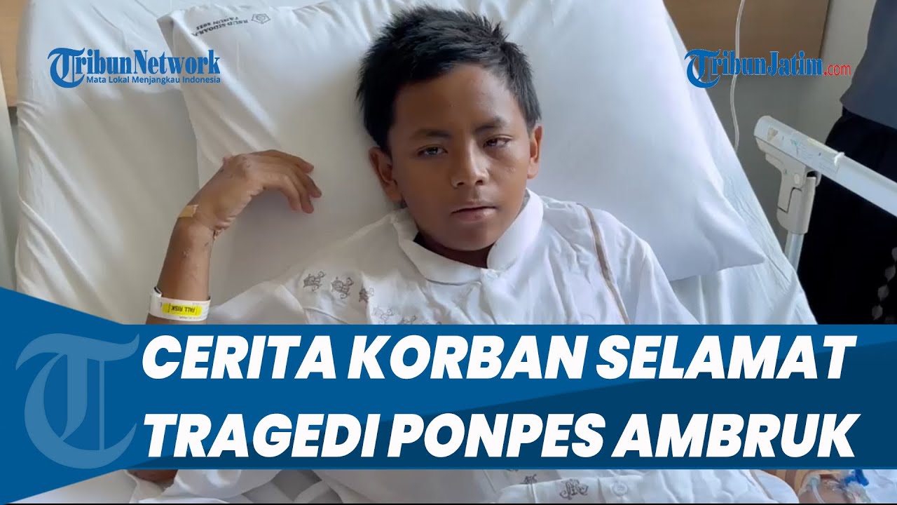 CERITA ALFATIH, Korban Selamat Reruntuhan Ponpes Al-Khoziny : Tertidur 3 Hari di Bawah Puing