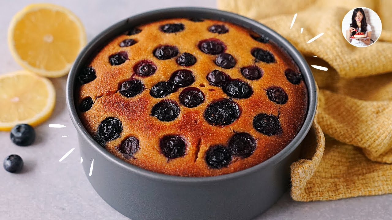 Bizcocho de limón SIN HARINAS-sin gluten, sin huevos y sin lácteos | Auxy
