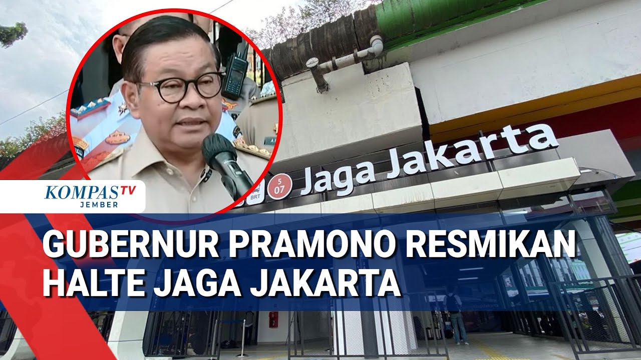 Gubernur DKI Resmikan Halte Jaga Jakarta, Pengingat Kerusakan Aksi Demonstrasi
