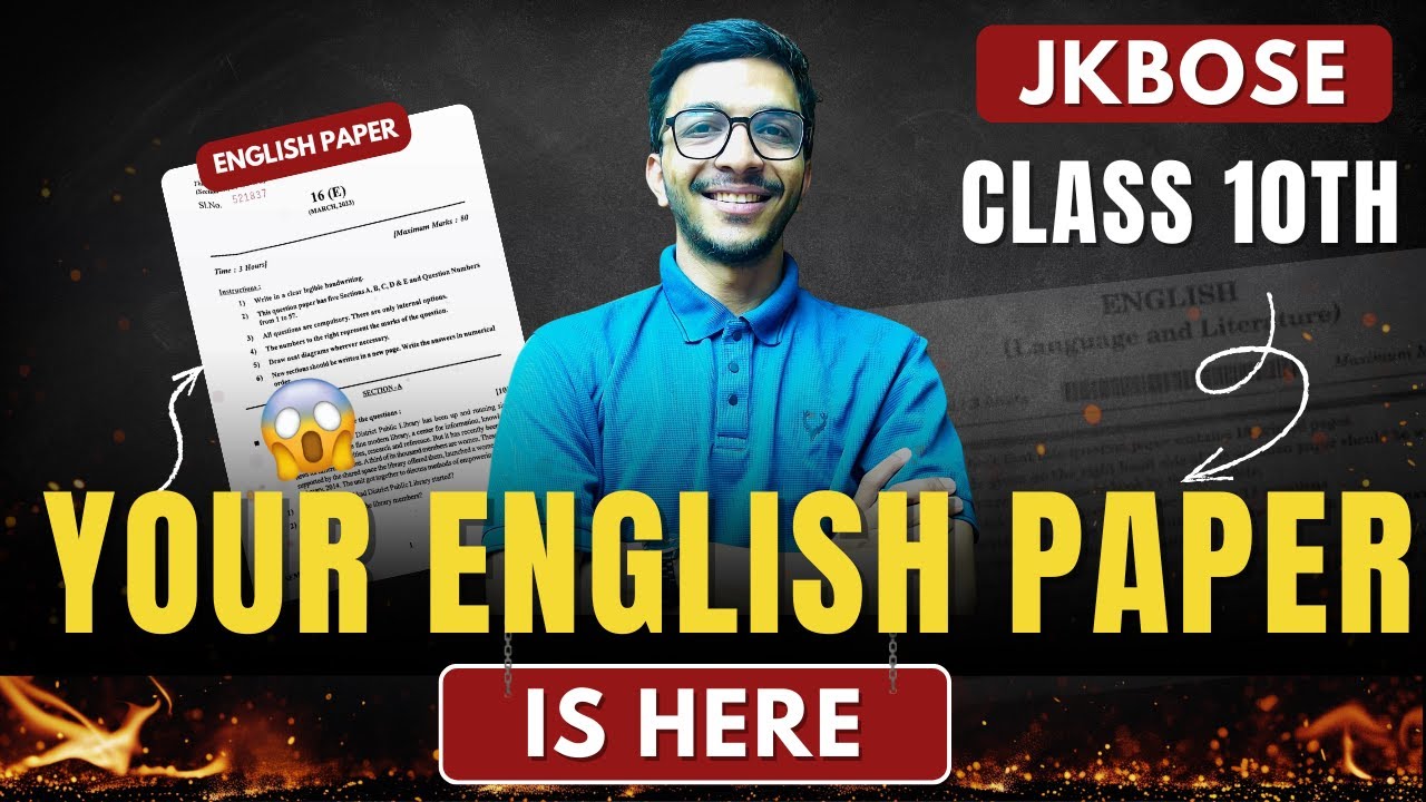 YOUR ENGLISH PAPER | JKBOSE CLASS 10 | FULL PAPER DISCUSSION | BOARD EXAM 2026 | BRAIN GAIN ACADEMY