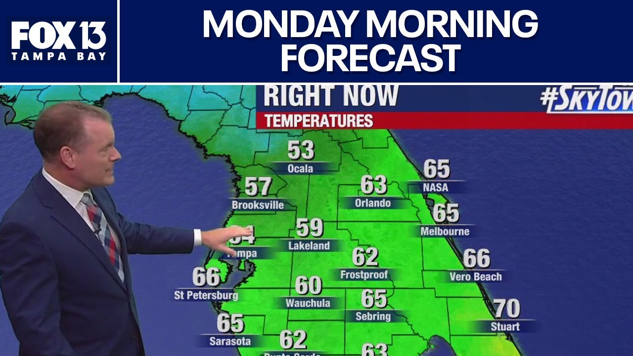 Tampa Weather | Monday morning forecast