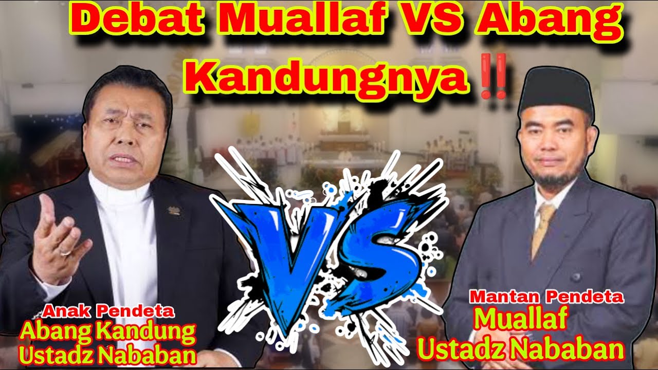 STATMENT DEBAT USTADZ NABABAN VS ABANG KANDUNGNYA‼️ nabi muhammad buta huruf sudah diatur ALLAH