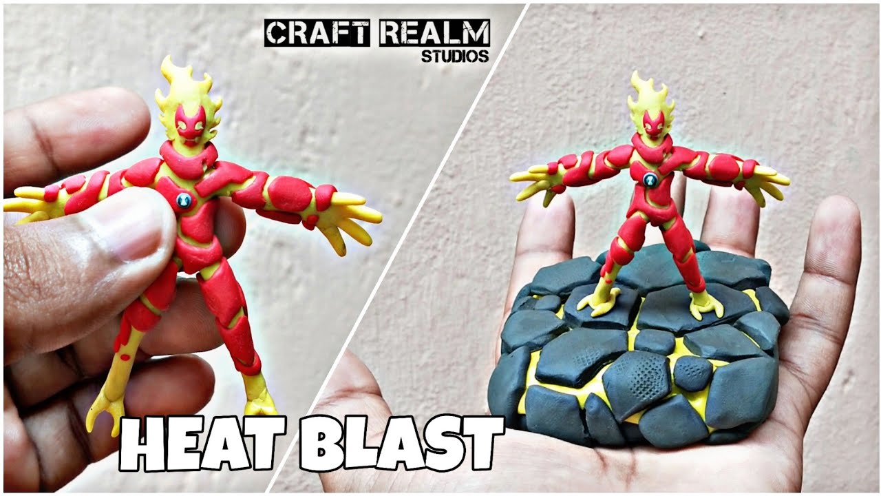 How to Make Heat blast using clay | Clay Modelling