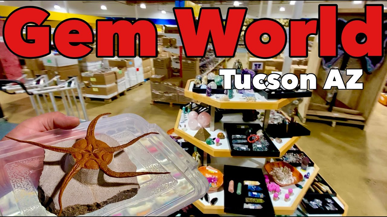Gem World Tucson Arizona🔥 Wholesale Gemstones Crystals Minerals & Much Much More!
