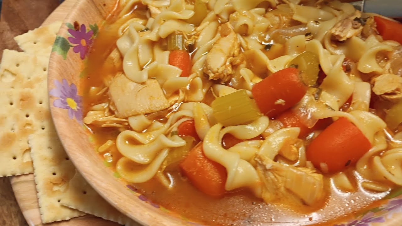 TRY MAKING CHICKEN NOODLE SOUP THIS WAY! ( COOK SHOW)