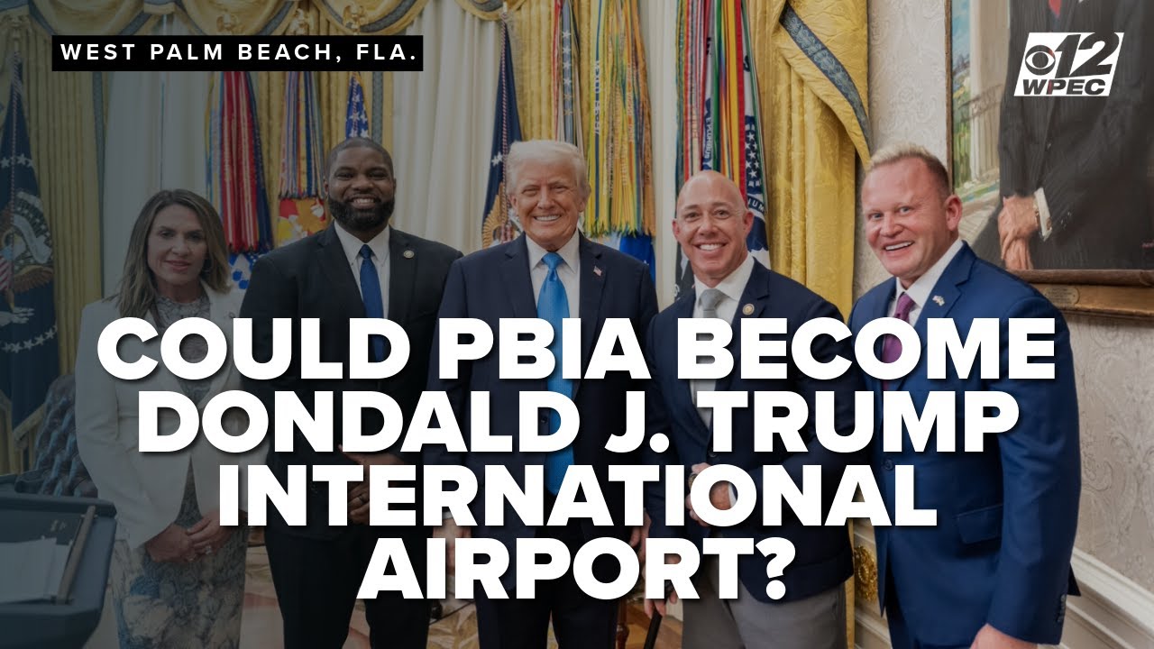 Donald J. Trump International Airport? Local lawmaker wants to rename Palm Beach Airport