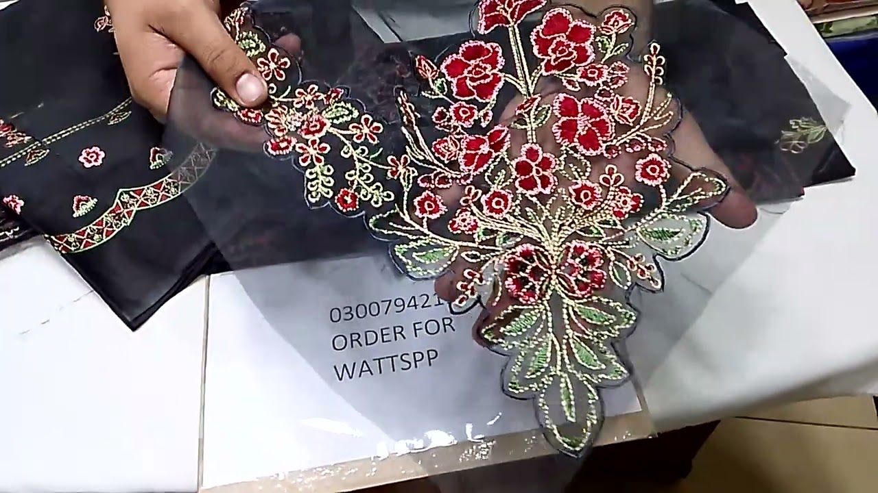 LUXURY HEAVY EMBROIDERY FANCY PATCHES EID COLLECTION NEW VOL