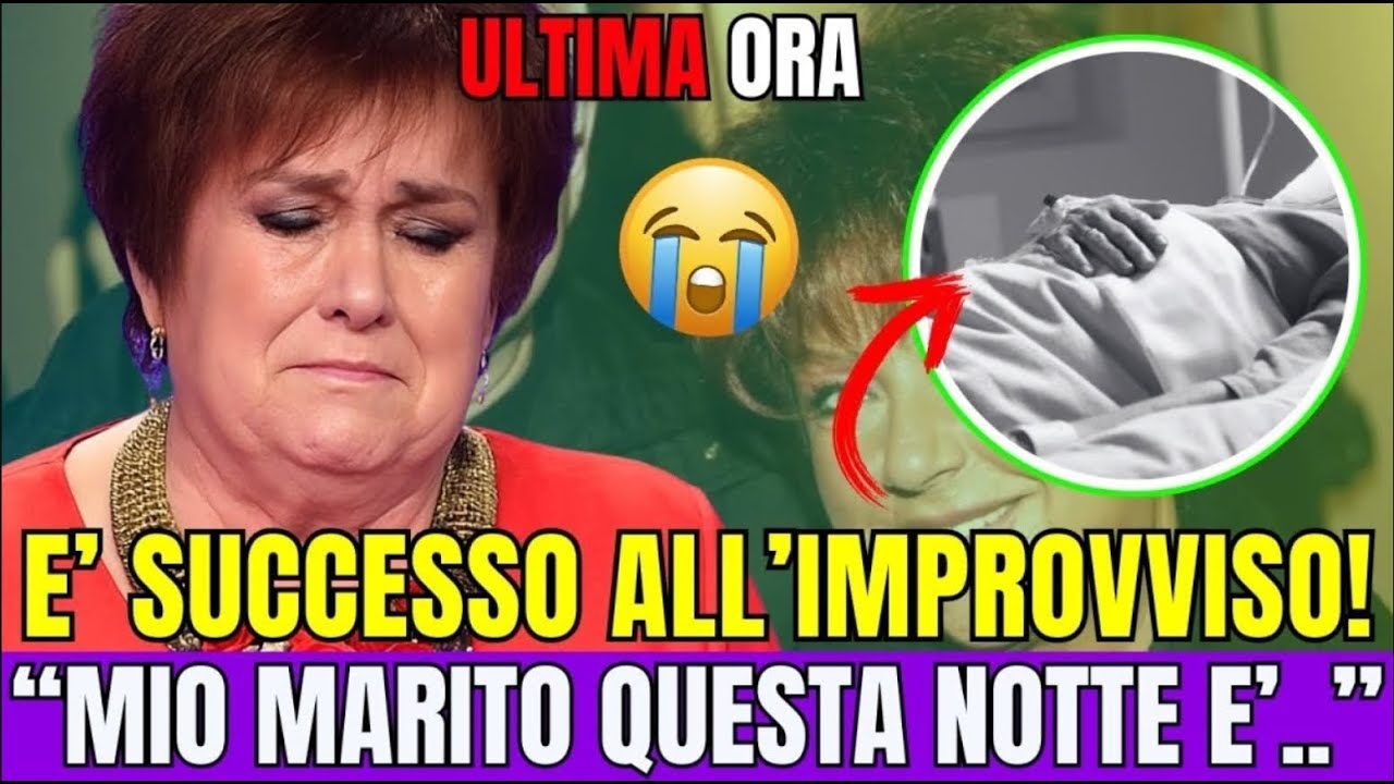 ULTIMA ORA - ORIETTA BERTI.. "E' SUCCESSO COSì ALL'IMPROVVISO.." TUTTI IN LACRIME "MIO MARITO E'.."