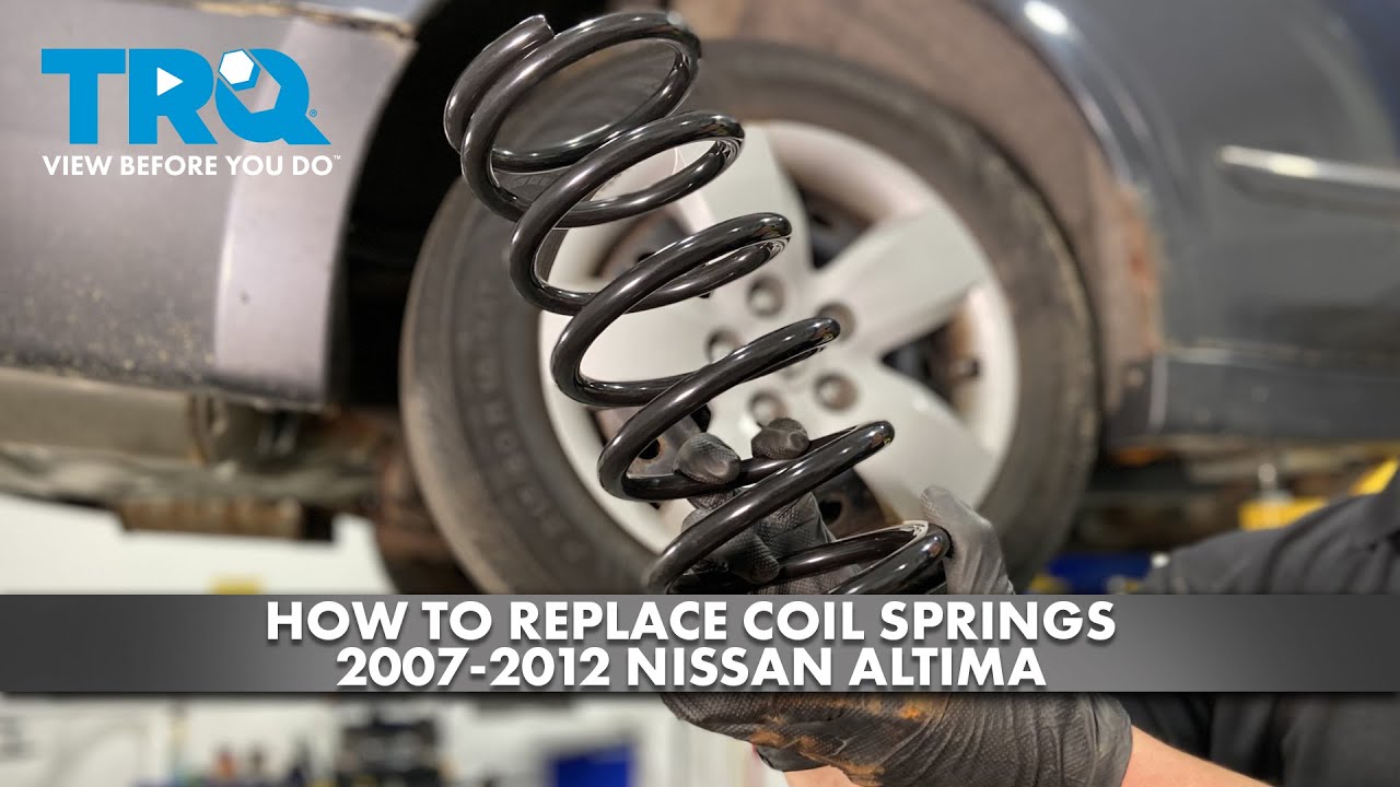 Как заменить задние пружины Nissan Altima 2007-2012