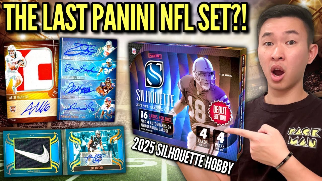 IS THIS PANINI'S LAST EVER NFL RELEASE?! 😳🔥 2025 Panini Silhouette Football Hobby Box Review x2