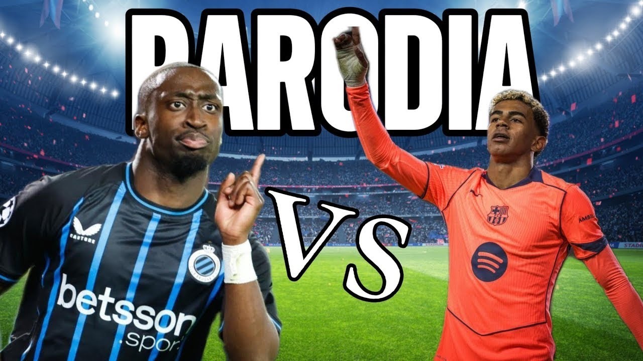 CLUB BRUJAS 3 - 3 BARCELONA|| PARODIA Oficial 