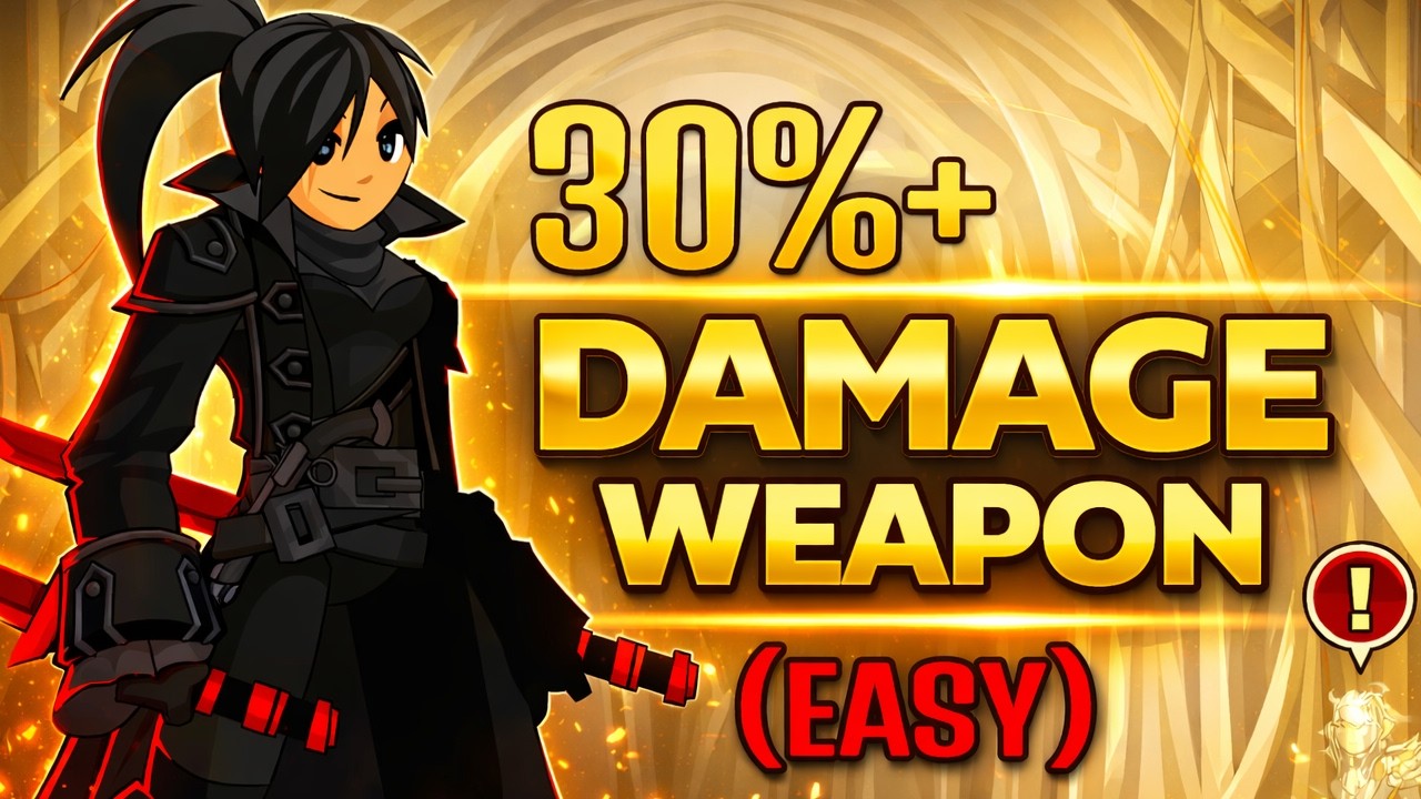 AQW | EASY TO GET WEAPON | INCREASE ALL DAMAGE BY 30%