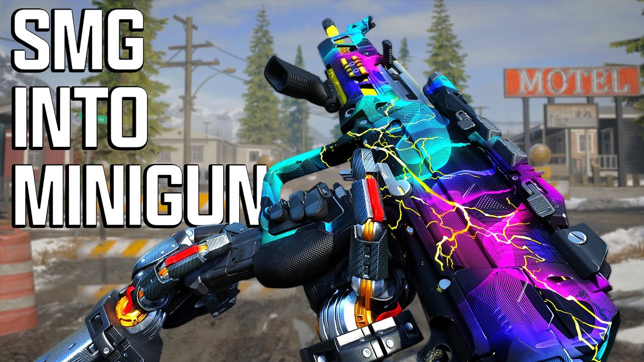 i turned my smg into a minigun, and got mass reported for it