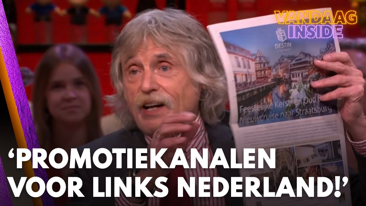 Johan Derksen ergert zich kapot aan NRC en De Volkskrant: 'Promotiekanalen voor links Nederland!'