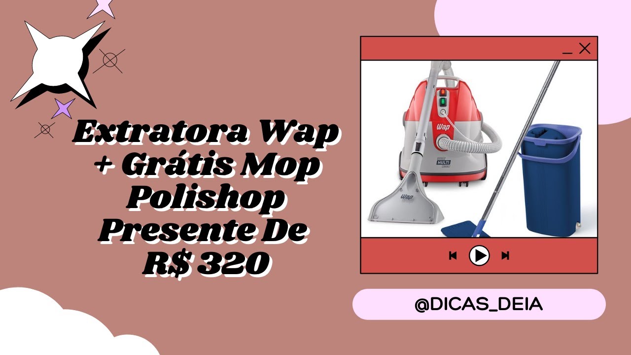 Extratora de Sujeira Multi Cleaner Wap 1400W POLISHOP