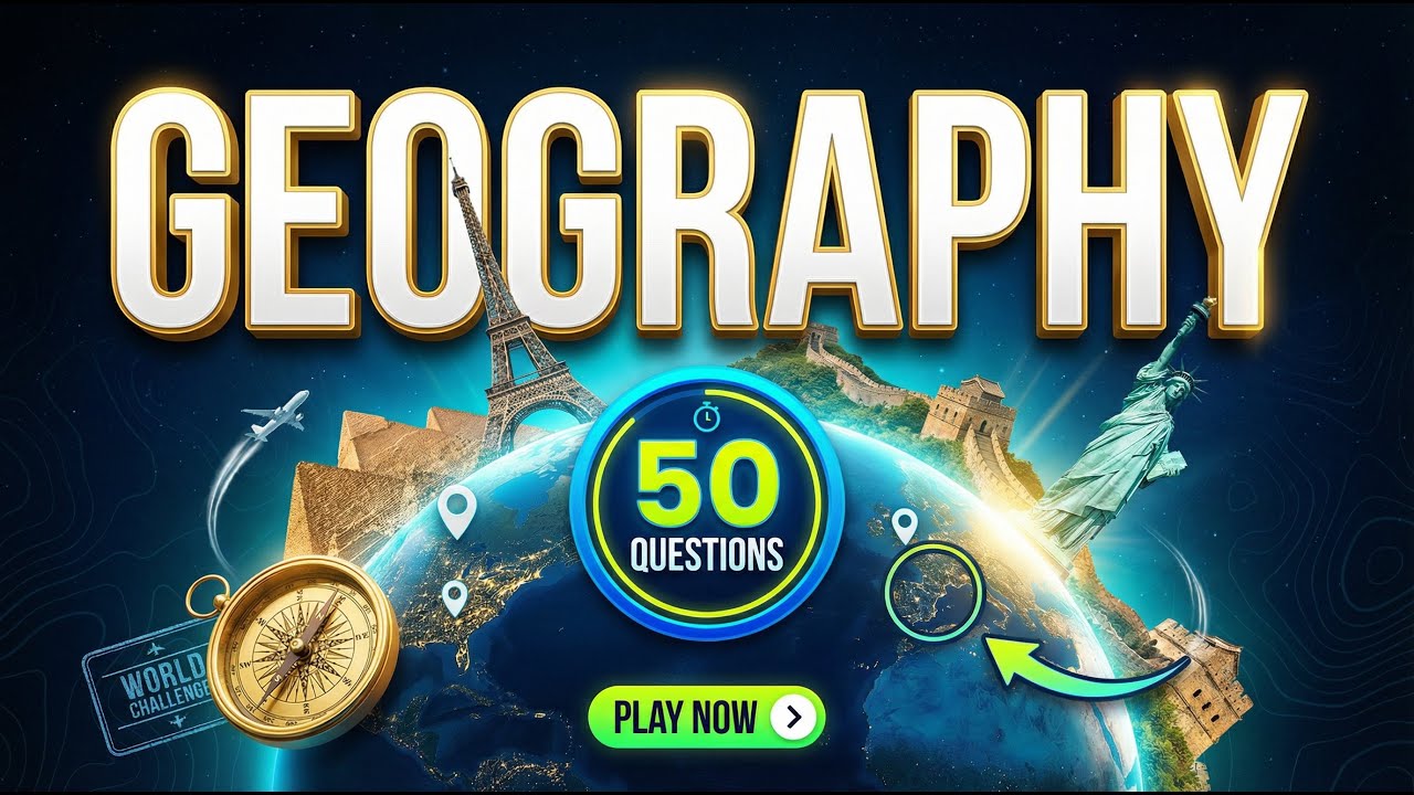 Ultimate Geography Challenge: 50 Questions & Answers! 🚩