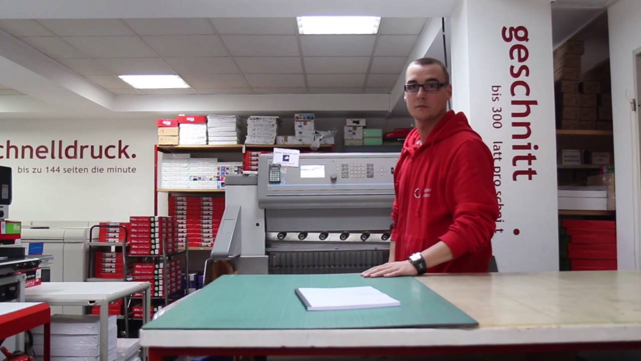 Softcoverbindung bei Copier Center Dortmund