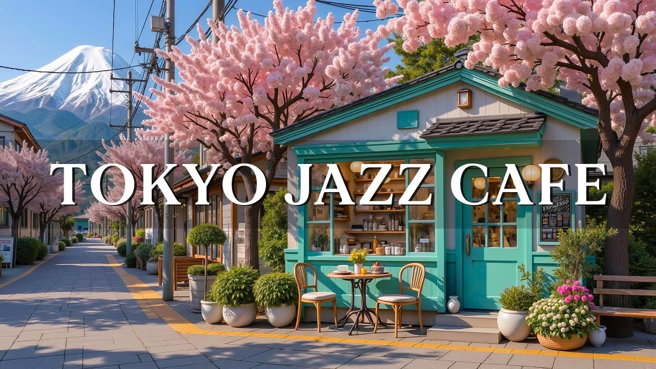 Tokyo Jazz Café Ambience ☕ Calm Morning Bossa Nova & Spring Jazz to Start Your Day