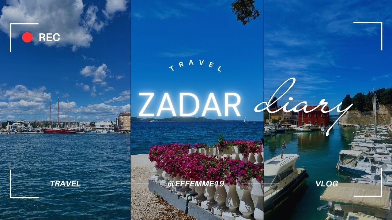Travel Vlog | ☀️ A Day in Zadar | Sun, Sea & Quiet Streets in Croatia