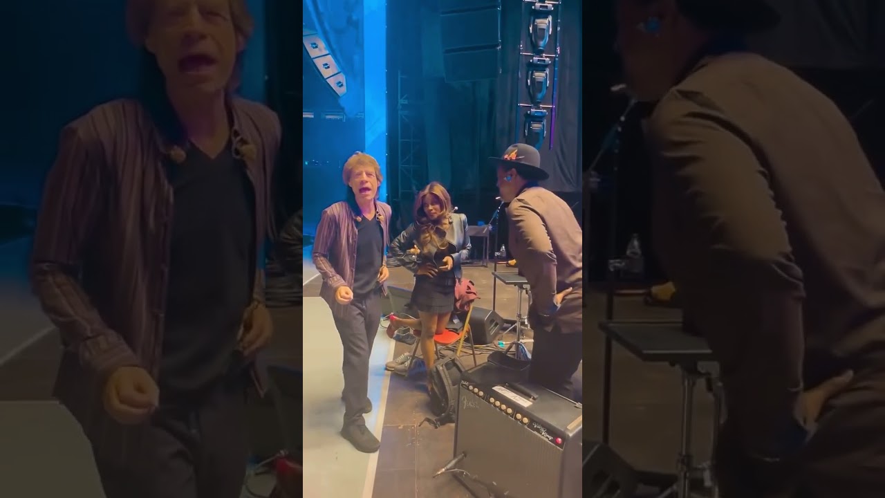Warm up mit Mick Jagger