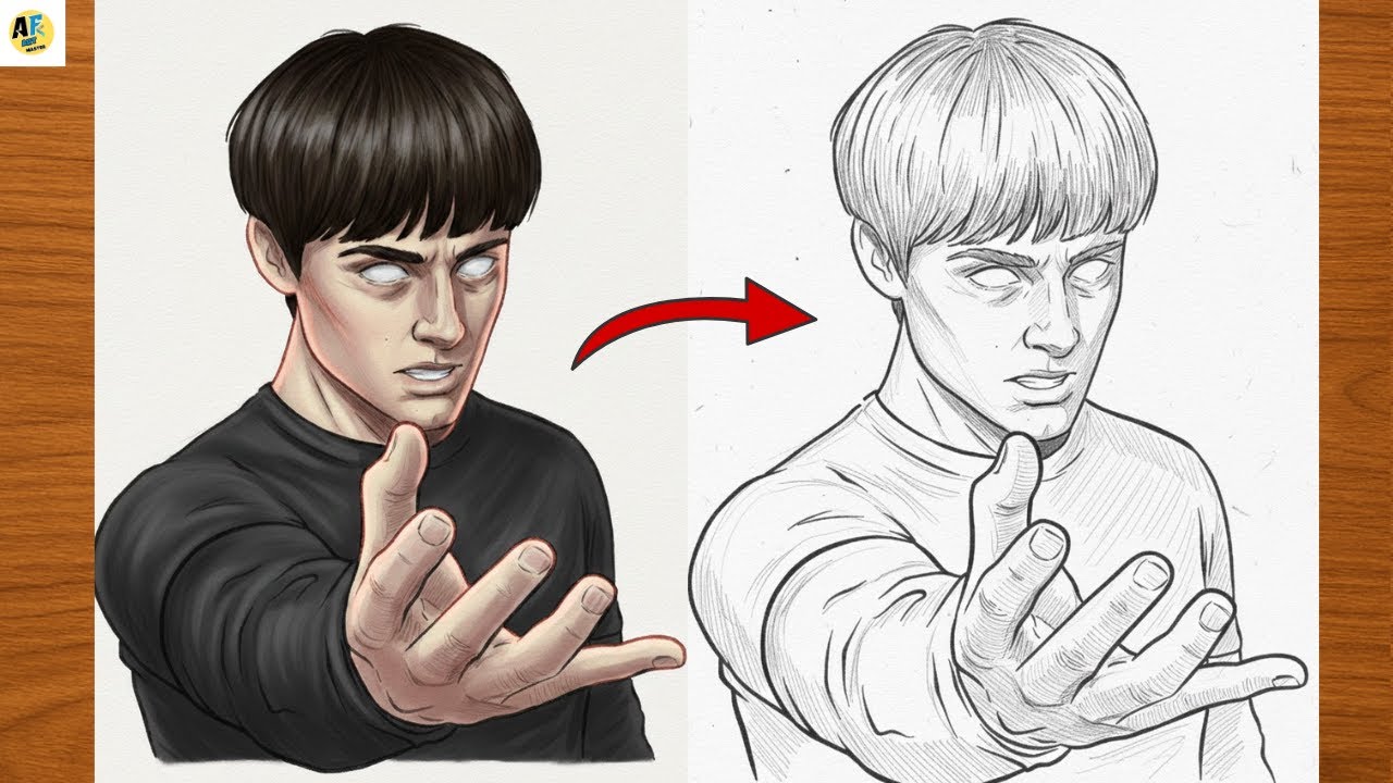 How To Draw Will From Stranger Things | Step-by-Step Tutorial