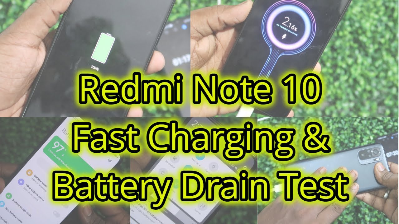 Redmi Note 10 Battery Drain & Fast Charging Test 🔥 0 TO 100% & 100% to 0% Testing 🤔