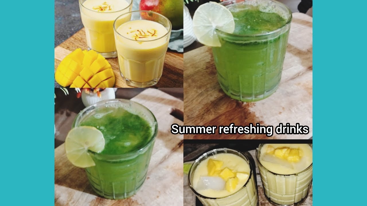 Summer refreshing drinks in 5 minutes 