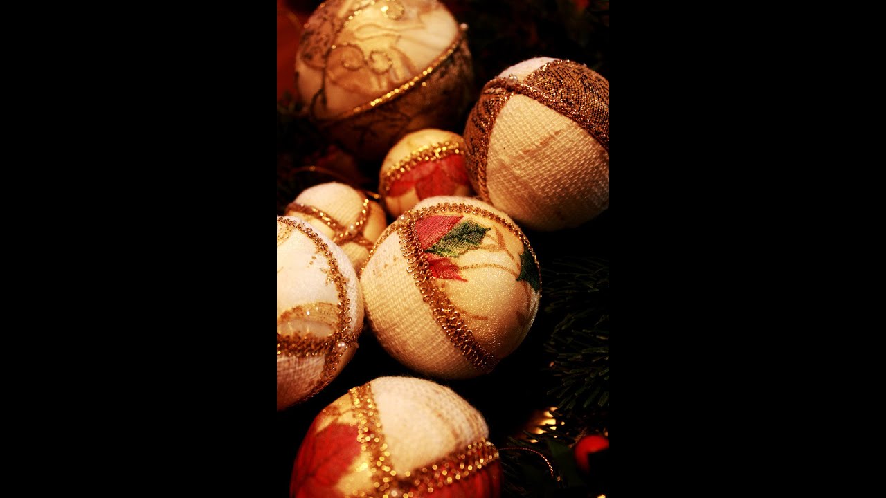 Palline di natale in tessuto fai da te - Pianeta Design