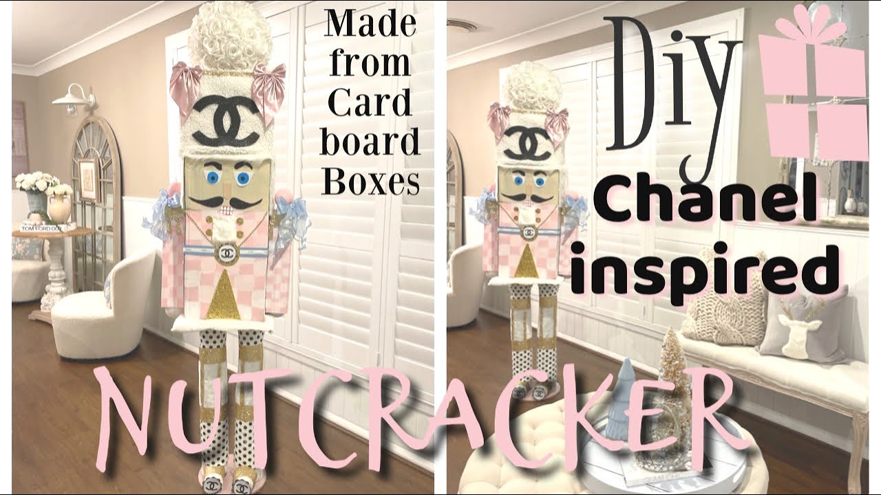 DIY LIFESIZE NUTCRACKER MADE FROM CARBOARD BOXES