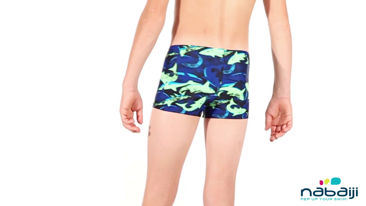 Sunga de natação Boxer B-Active Print infantil Nabaiji - Exclusividade Decathlon