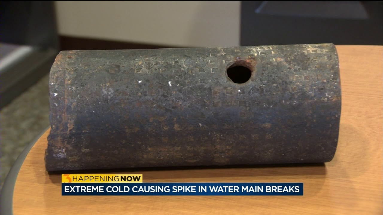 Water utility officials prepare for water main breaks with cold weather
