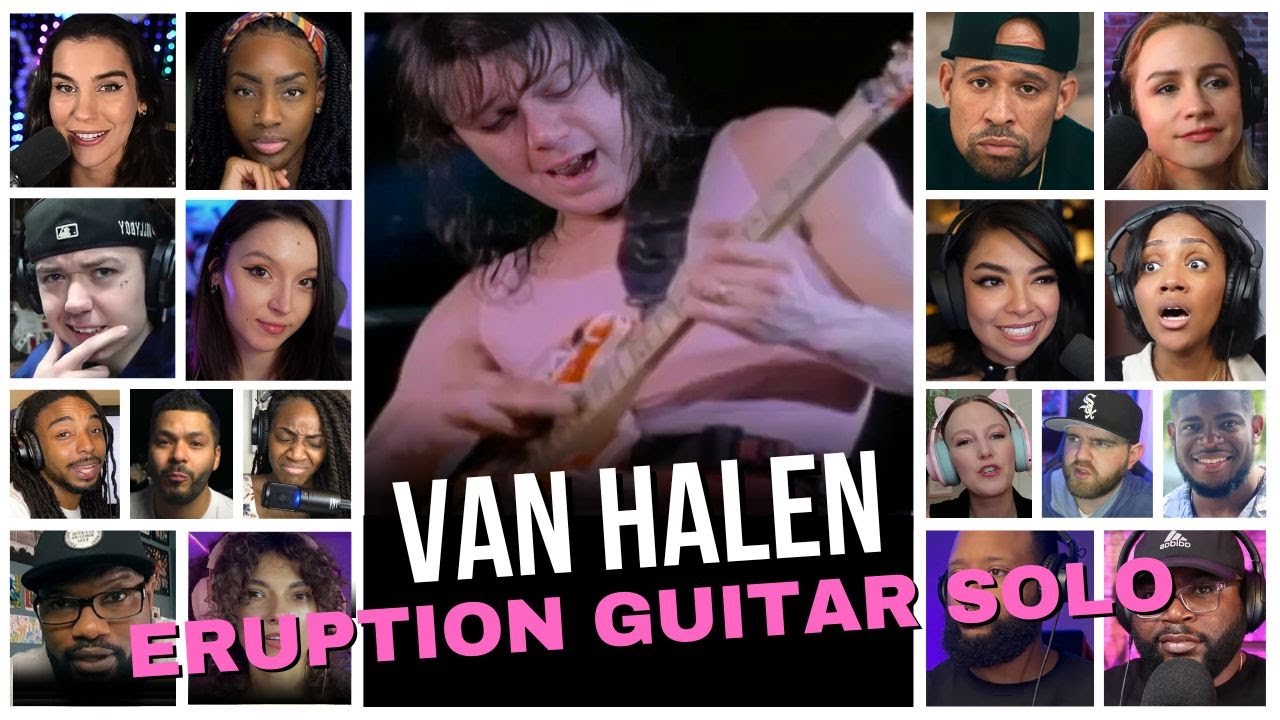 Van Halen - Eruption Guitar Solo - Part One - Reaction Compilation