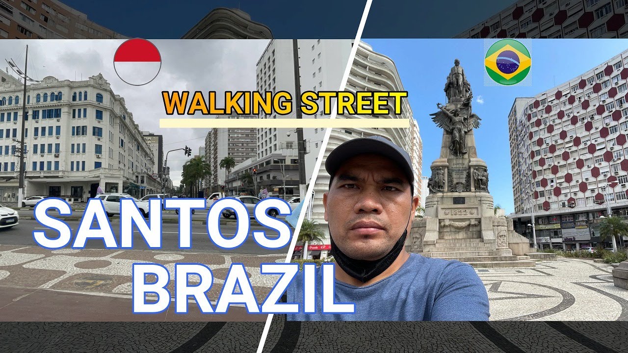 SEHARI BERKELILING DI BRAZIL ‼️WALKING STREET SANTOS BRAZIL