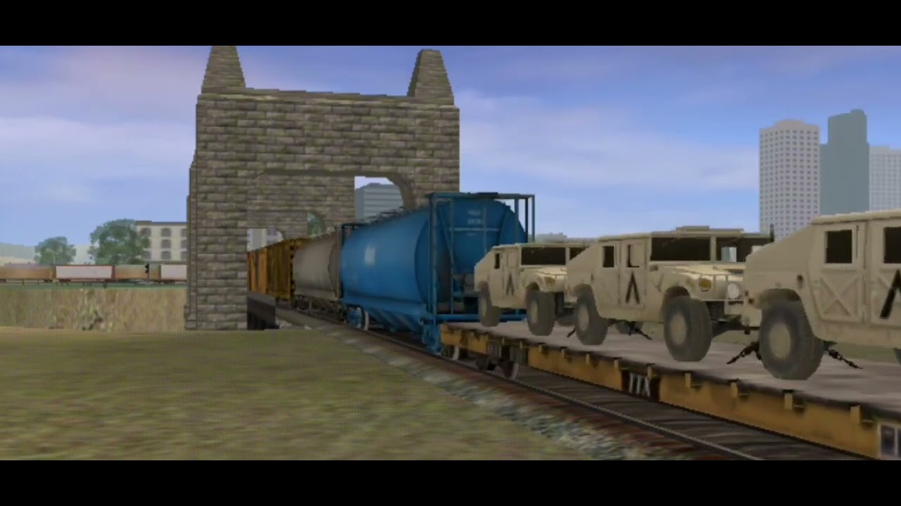 Service train in action 