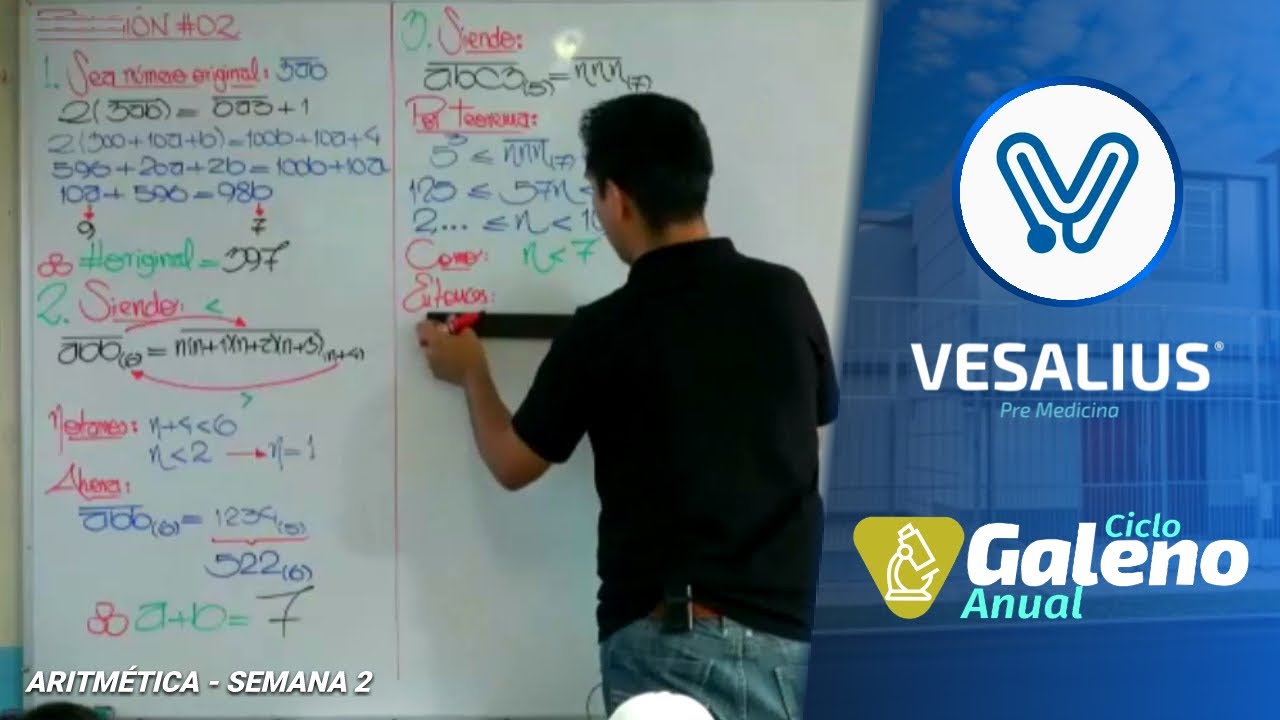 NUMERACIÓN - OPERACIONES FUNDAMENTALES | VESALIUS CICLO GALENO