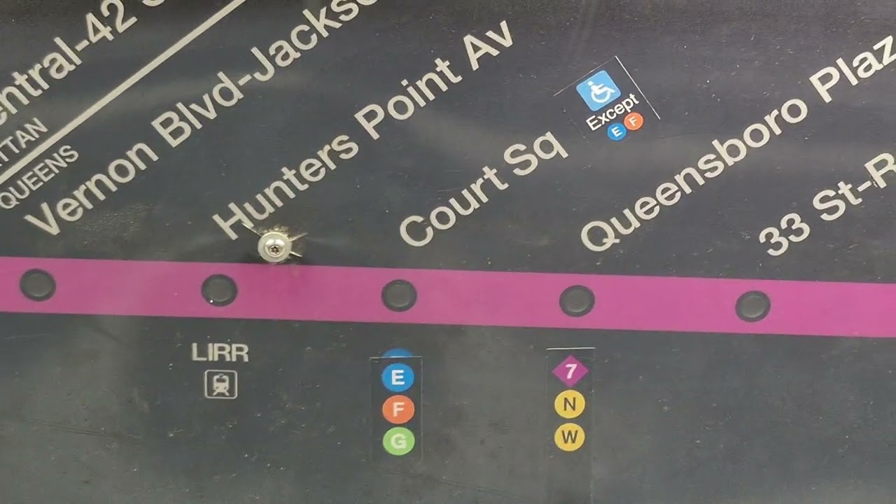 MTA: Updated R188 7 train stripmap (F train at Court Square)