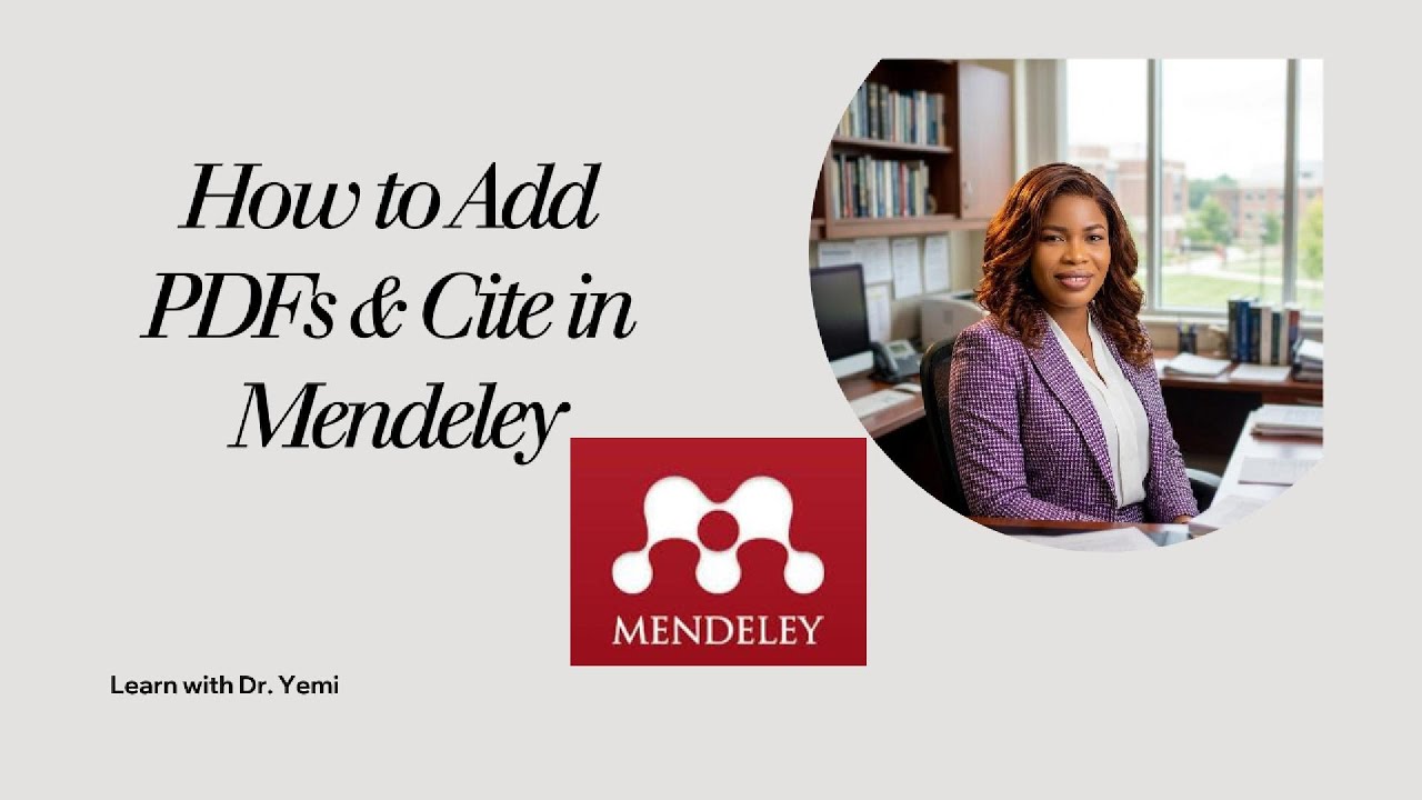 How to Use Mendeley for Citation and Referencing (Step by Step)