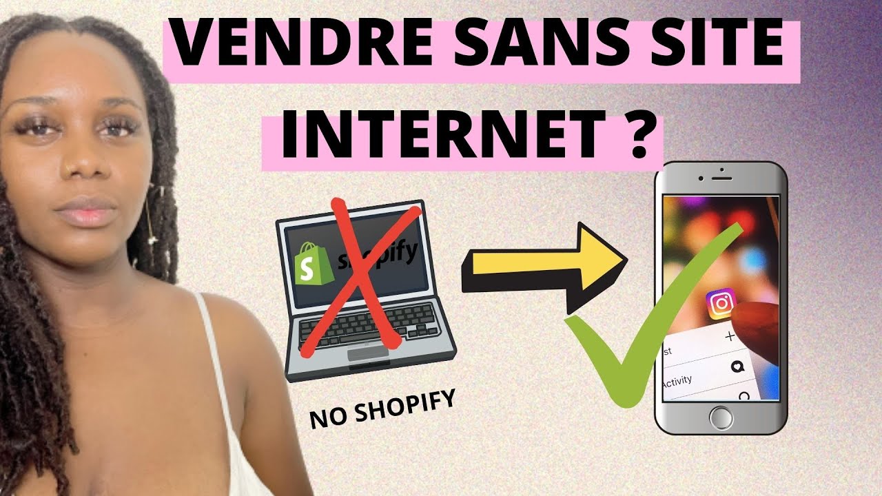 Comment VENDRE des produits SANS cr&eacute;er de SITE INTERNET ?