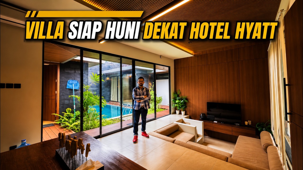 VILLA MINIMALIS CANTIK SIAP HUNI DI JOGJA UTARA | SELANGKAH KE HOTEL HYATT PALAGAN