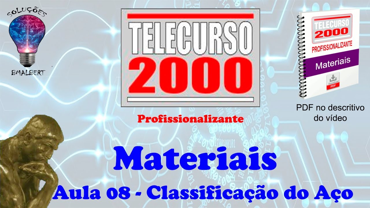 Telecurso 2000 - Materiais - 08 Classificação do Aço