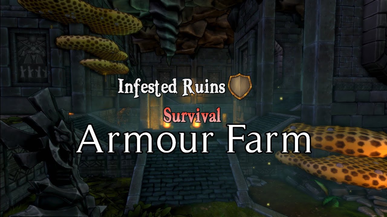 Dungeon Defenders - Infested Ruins Armour Farm