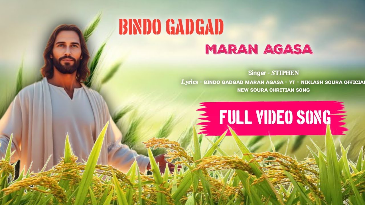 BINDO GADGAD MARAN AGASA // NEW SOURA CHRISTIAN SONG // SINGER STIPHEN #niklashsouraofficial #song 