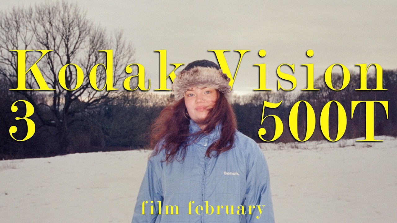 Shooting Kodak Vision 3 500T in the snow!