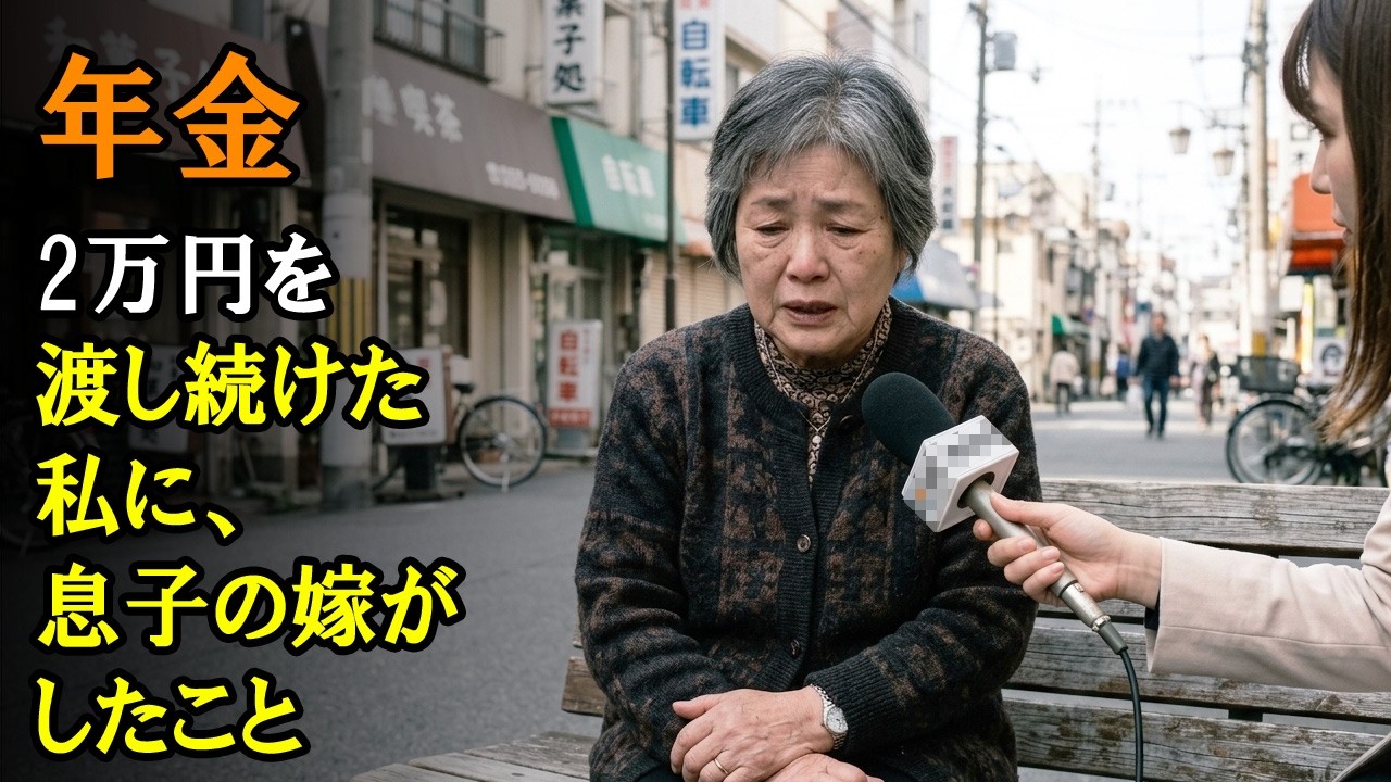 年金2万円を渡し続けた私に、息子の嫁がしたこと